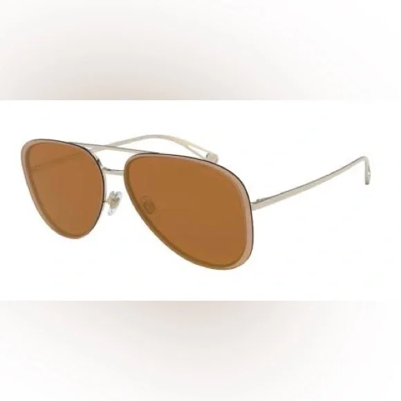 GIORGIO ARMANI Sunglasses Italy Beige Marble Owned By Meredith Marks Of RHOSLC Giorgio Armani | Accessories | Giorgio Armani Sunglasses  main image 2
